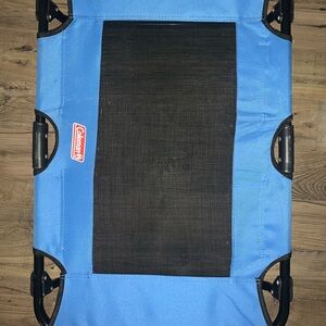 Coleman Blue and Black pet Cot